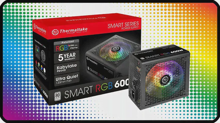 Обзор блока питания Thermaltake smart rgb 600w