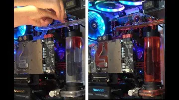 Adding color to Thermaltake C1000 Clear Coolant