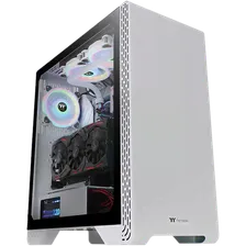 Корпус ATX Miditower Thermaltake S300 Tempered Glass Snow Edition (CA-1P5-00M6WN-00) White
