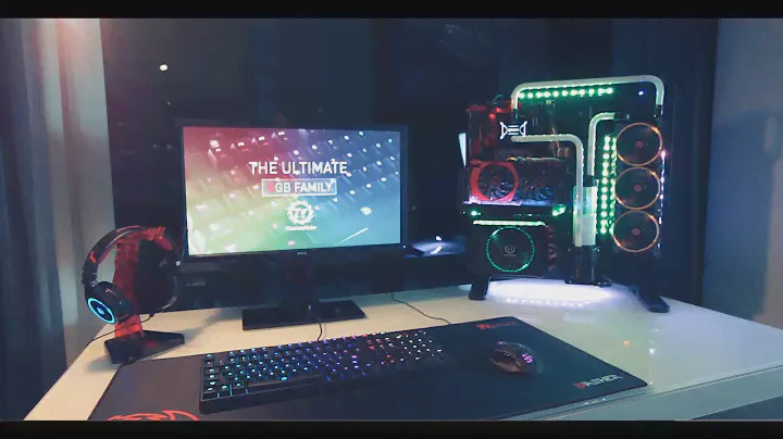 Thermaltake Custom Watercooled Core P5 Gaming PC Setup - Room tour + Gaming Liquidcooled PC Mod