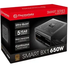 Блок питания THERMALTAKE SMART BX1 650W черный PS-SPD-0650NNSABE-1