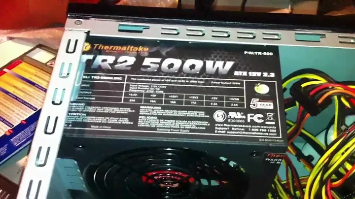 Thermaltake TR2 500w - A Good Replacement for older ATX Power Supplies
