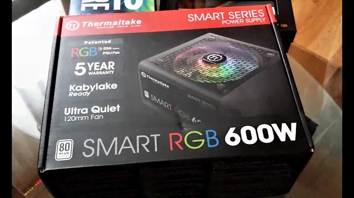 Thermaltake Smart RGB Power Supply Unboxing