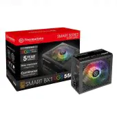 Блок питания для компьютера Thermaltake Smart BX1 RGB ATX 80 PLUS Bronze 550 Вт, PS-SPR-0550NHSABE-1
