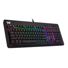 Thermaltake Игровая клавиатура проводная Клавиатура Thermaltake Level 20 GT RGB (Cherry MX Speed Silver), (Cherry MX Speed Silver), черный