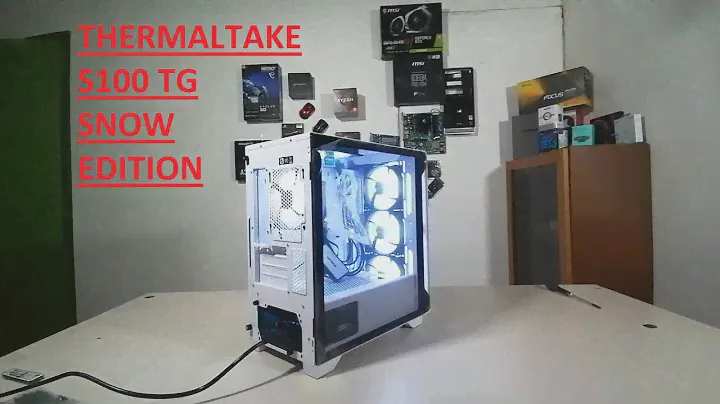 Корпус Thermaltake S100 TG из закаленного стекла Snow Edition Micro