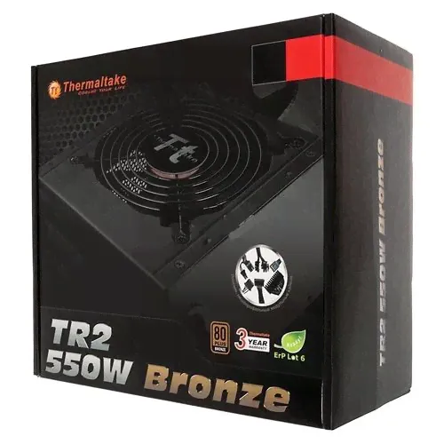 Блок питания THERMALTAKE TR2 SMART TR-550P Bronze, 550Вт, 115мм, черный, retail [740291]-2