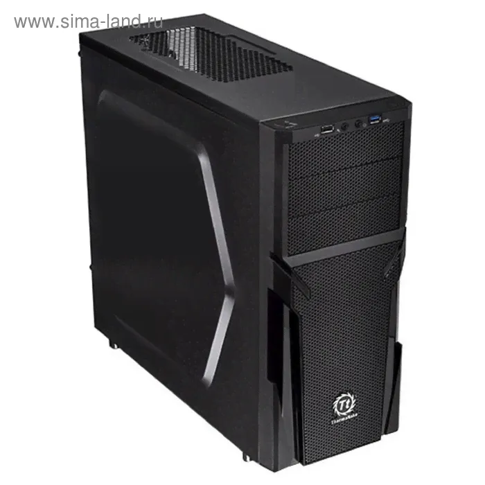 Корпус Thermaltake Versa H21 CA-1B2-00M1NN-00, без БП, ATX, черный-0