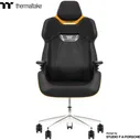Игровое кресло THERMALTAKE ARGENT E700 из натуральной кожи в цвете "Имперский Желтый". Дизайн от студии F. A. Porsche GGC-ARG-BYLFDL-01