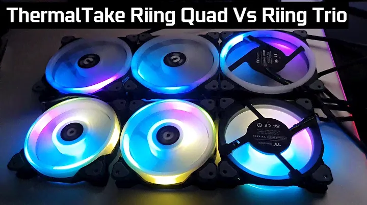 ThermalTake Riing Quad RGB Radiator Fans Vs Riing Trio Fans