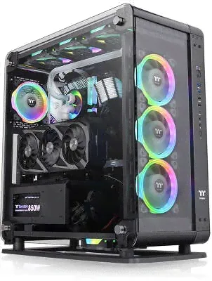 Корпус Thermaltake Core P6 TG, черный, ATX, Без БП (CA-1V2-00M1WN-00)-3