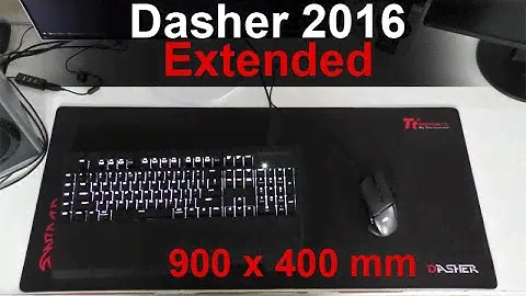 [DEUTSCH] Thermaltake Tt eSPORTS Dasher 2016 Extended Mauspad Testbericht