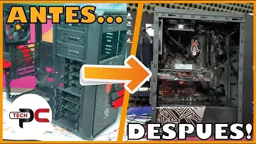 🔥TRANSFORMO ESTE VIEJO GABINETE EN ALGO GENIAL!! MODD THERMALTAKE VERSA H25, UNA LOCURA👈🏻