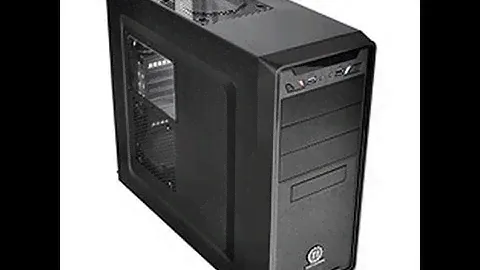 Unboxing & first look: Thermaltake Black Versa II Mid Tower with 500w USB3 Gaming PC Desktop Case