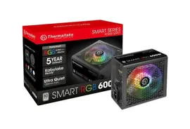 Блок питания Thermaltake Smart RGB, 600 Вт (PS-SPR-0600NHSAWE-1)