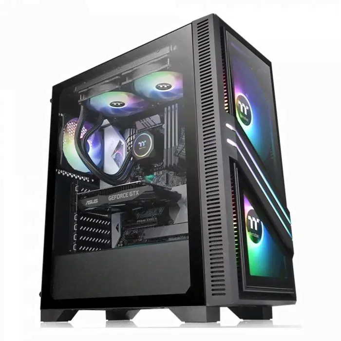 Компьютерный корпус Thermaltake VERSA T35 TG RGB Black CA-1R7-00M1WN-00-0