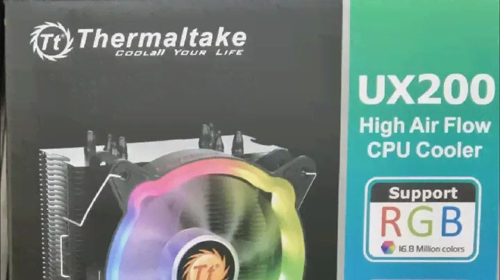 Thermaltek UX200 colling fan Unboxing & Installation.
