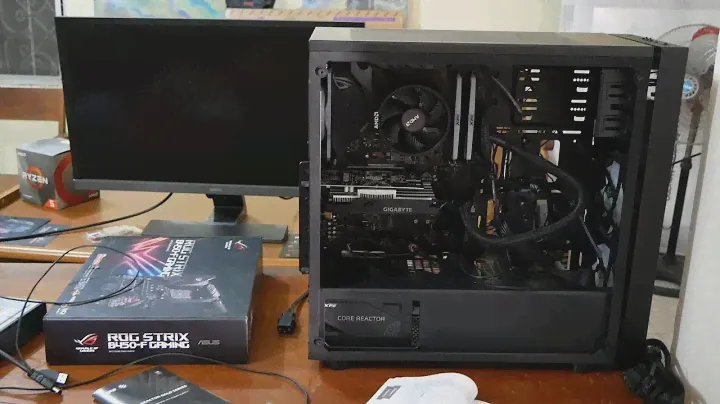 [Vivo] Cableando el gabinete Thermaltake Versa J22, ROG Strix B450-F con CPU AMD Ryzen 5 3600X.