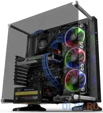 Корпус ATX Thermaltake Case Tt Core P3 TG Без БП чёрный, размер ATX Midi Tower, цвет черный Case Tt Core P3 TG