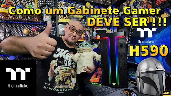 Como um Gabinete Gamer deve SER !!! Review @ThermaltakeBrasil H590 TG ARGB