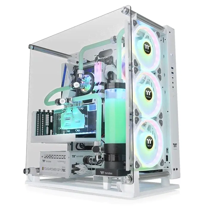 Корпус ATX Thermaltake Core P3 TG PRO без БП, белый-0