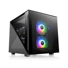 Корпус Thermaltake Divider 200 TG Cube Case Без БП чёрный, CA-1V1-00S1WN-00