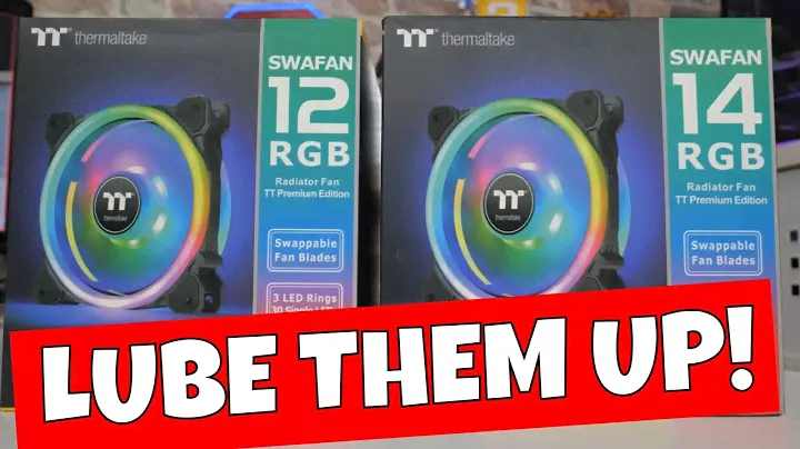 Thermaltake SWAFAN 12 RGB & SWAFAN 14 RGB Premium Reversible AIRFLOW Radiator Case Fans