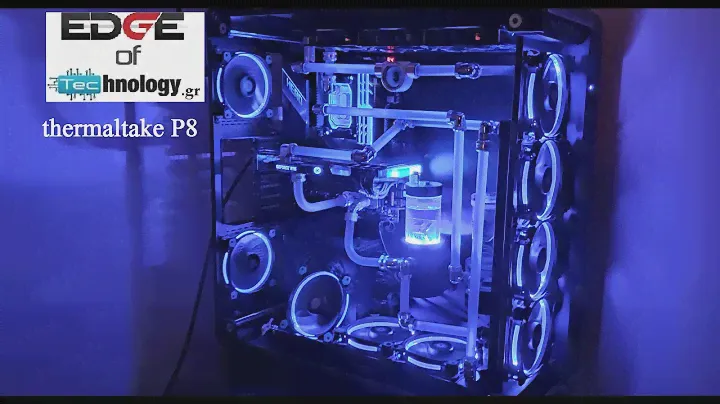 Корпус Thermaltake Core P8 TG с полным водяным охлаждением