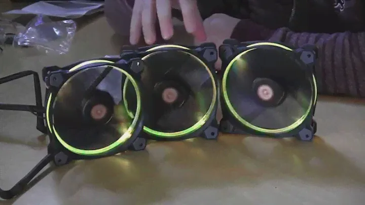 Thermaltake Riing RGB Fans Unboxing & Review