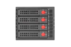 Сменный бокс для HDD/SSD Thermaltake Max 3504 SATA I/II/III/SAS металл черный hotswap 4
