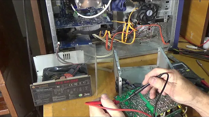 Ремонт компьютерного БП Thermaltake TR2 RX-550