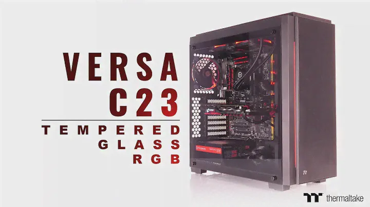Thermaltake Versa C23 Tempered Glass RGB Case