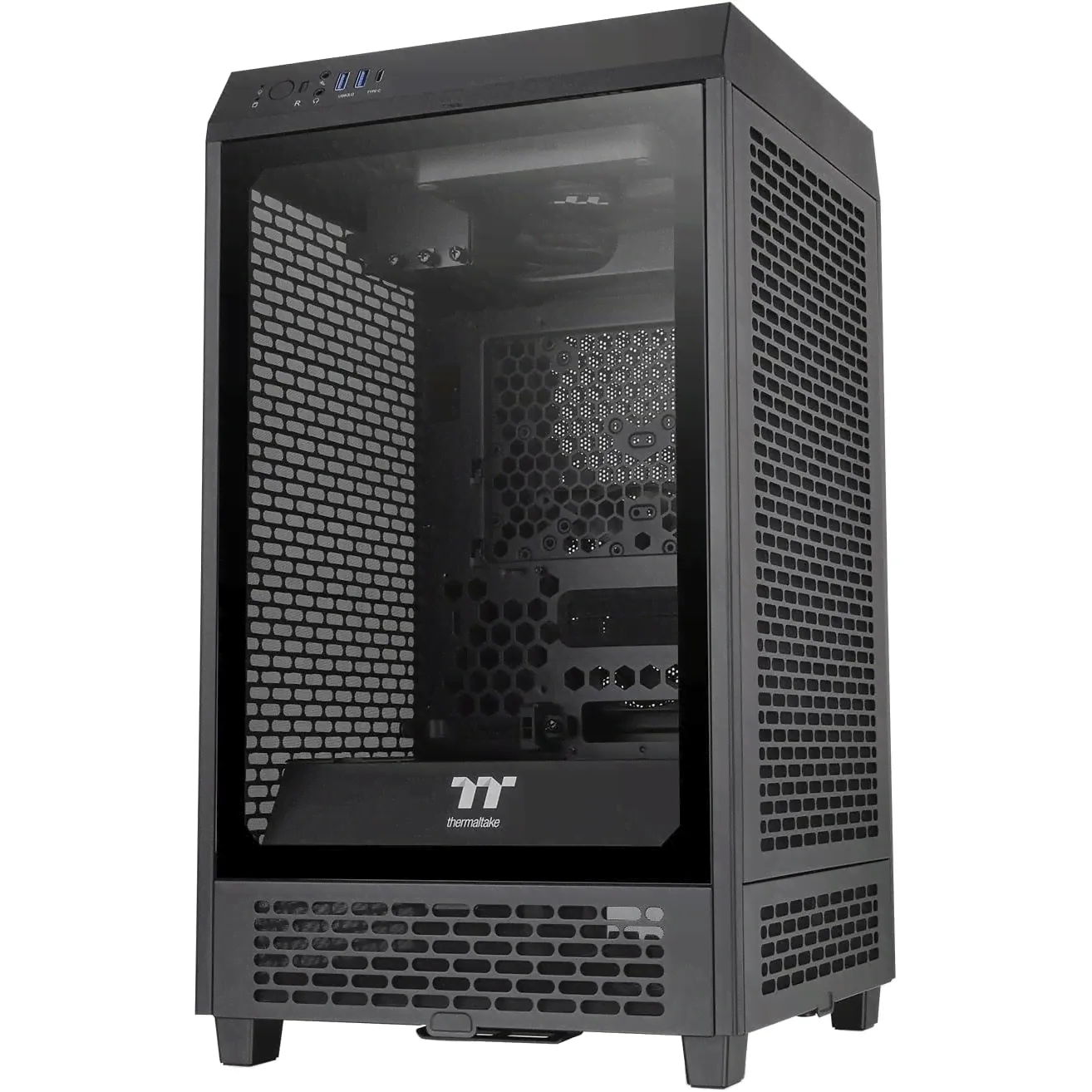 Thermaltake The Tower 200 черный корпуса-2