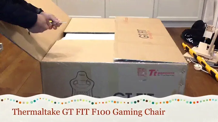 Thermaltake GT FIT F100 Gaming Chair [UNBOXING] & [TESTING]