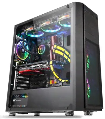 Корпус ATX Thermaltake Versa H26 TG Без БП чёрный (CA-1J5-00M1WN-00)