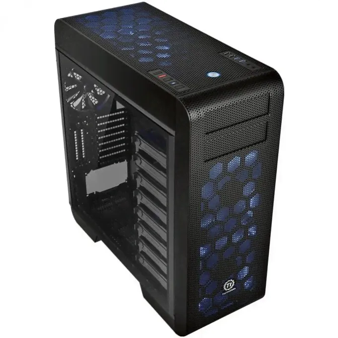 Корпус THERMALTAKE CORE V71 TG без БП ATX 2x200mm audio bott PSU черный CA-1B6-00F1WN-04-1