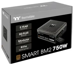 Блок питания 750 Вт, Thermaltake Smart BM2, 140 мм 80 Plus Bronze