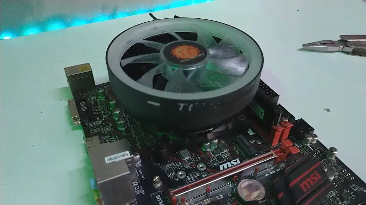 DISIPADOR Thermaltake UX100 ARGB | Unboxing + Instalación | ChoChe 7w7