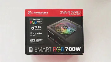 Распаковка и обзор блока питания Thermaltake Smart RGB